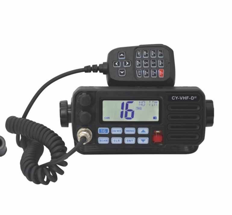 GMDSS VHF Radio Installation Handheld Terminal Style met 156,05-163,2 MHz frequentiebereik